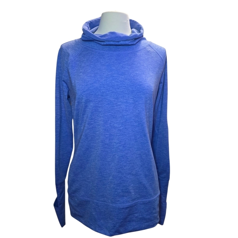 Victoria's Secret VSX Sport Women's Large Pullover Cowl Neck Sweatshirt Purple